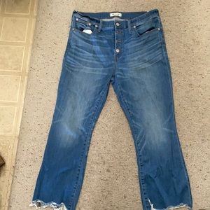 Madewell w32 Cali Demi Boot Jeans NWT